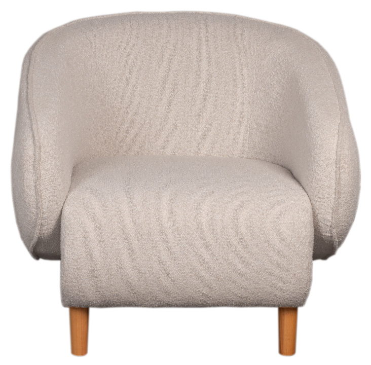 Indoor-Loungeset Alezio Beige & Tisch Tarent rund