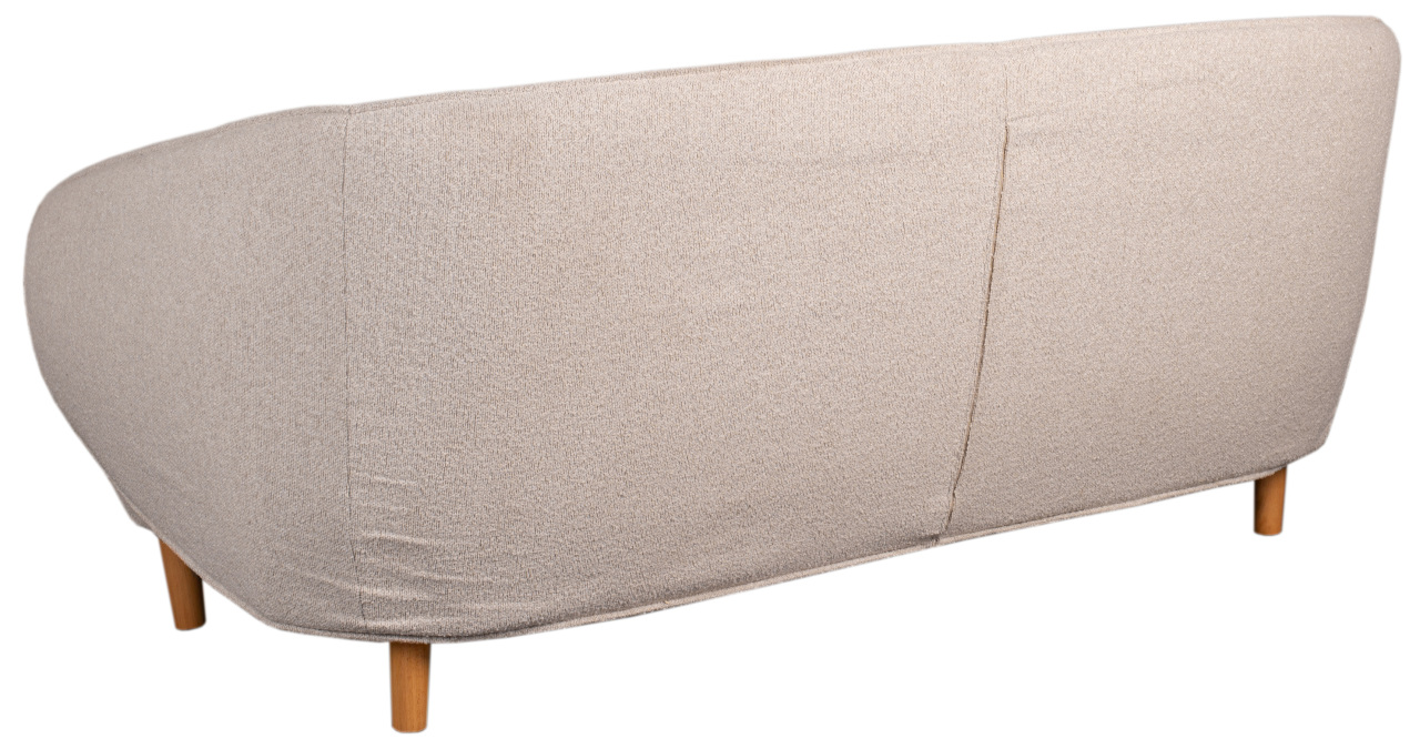 Indoor-Loungeset Alezio Beige & Tisch Tarent rund