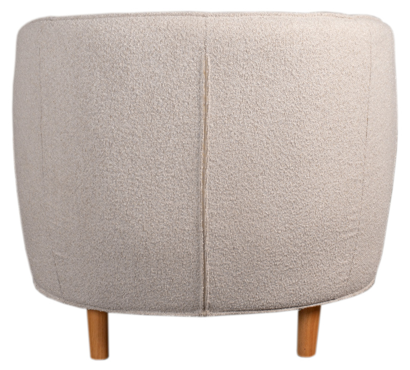 Indoor-Loungeset Alezio Beige & Tisch Tarent rund